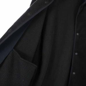 UNITED ARROWS 21AW フリースシャツジャケット L 黒 ブラック 1125-139-2630