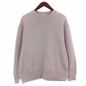CAMOSHITA  コットン ナイロン クルーネック スウェット トレーナー プルオーバー 長袖 M ピンク 11776992627