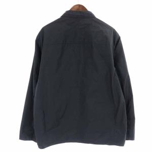 UNITED ARROWS コットン/ポリエステル ポプリン カバーオール シャツジャケット ポケット 長袖 L グレー 1125-149-7852
