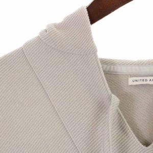 UNITED ARROWS メキシカンパーカ ジャケット プルオーバー リネン混 ワイドシルエット 長袖 M ベージュ 1112-199-2281