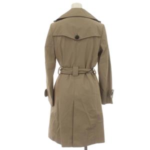Diagram GRACE CONTINENTAL トレンチコート ロング レザーパイピング 総裏地 2way ベルト アウター 36 S ベージュ