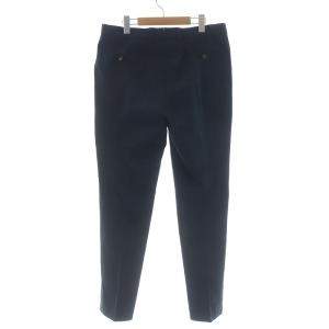 Ermenegildo Zegna テーパードパンツ スラックス センタープレス 紺 ネイビー GY09