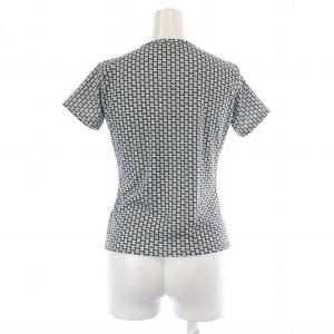 FENDI カットソー プルオーバー 半袖 Vネック ズッカ柄 グレー 黒 ブラック