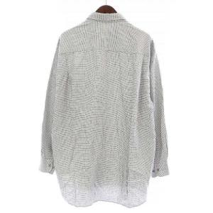 Salvatore Ferragamo カジュアルシャツ 長袖 レギュラーカラー 総柄 コットン L グレー