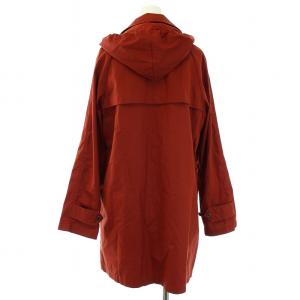 MHL. スプリングコート フード付き 春アウター ミドル丈 ロング 2 M 赤 レッド