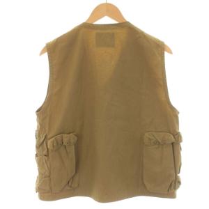 ALPHA INDUSTRIES C-1ベスト ミリタリー ナイロン コットン L カーキ