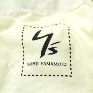 Yohji Yamamoto チノパン チノパンツ コットン ジッパーフライ 4 L 紺 ネイビー
