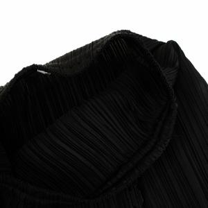 PLEATS PLEASE ISSEY MIYAKE イッセイミヤケ プリーツスカート フェイクラップ 2 ブラック