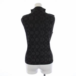 PLEATS PLEASE ISSEY MIYAKE イッセイミヤケ プリーツカットソー 総柄 3 ブラック