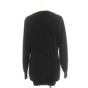 RALPH LAUREN カーディガン ニット 刺繍 ウール S 黒 ブラック