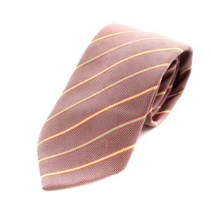 ワイドタイ ネクタイ レジメンタルストライプ シルク 絹 赤 レッド