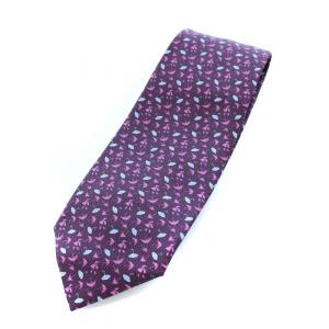 BVLGARI ダンヒル DUNHILL ネクタイ 3本セット まとめ売り 総柄 シルク 赤 レッド 紫 パープル