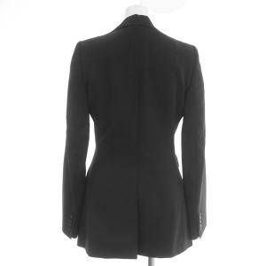 DOLCE&GABBANA スーツ 3ピース セットアップ ジャケット ベスト パンツ 38 S相当 黒 ブラック