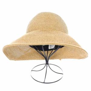 LANVIN en Bleu 帽子 麦わら帽子 ストローハット リボン M?S（57.5?56cm） ベージュ