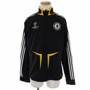 adidas ジャージ セットアップ 上下 CAMPIONS LEAGUE トラックジャケット ジップアップ パンツ ロゴ L 黒 ブラック