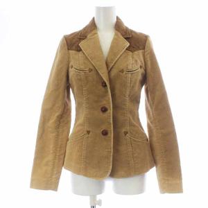 コーデュロイジャケット テーラードジャケット シングル 3B 9 M 茶 ブラウン BR-RL-LA-2501