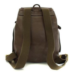 HIROFU リュックサック バックパック レザー 茶 ブラウン