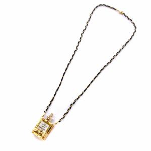 CHANEL ヴィンテージ NO.5 香水 ミニボトル パフューム フレグランス ネックレス ゴールド ブラック