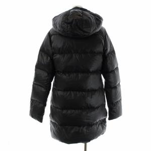 DUVETICA カッパ Kappa ダウンコート ロング ジップアップ フード 42 XL 黒 ブラック D03700-1001R GY09