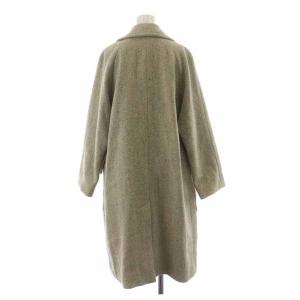 MARGARET HOWELL ロングコート ウール ヘリンボーン ポケット 1 ベージュ