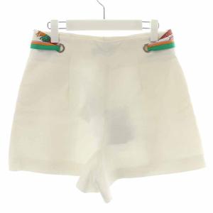 Emilio Pucci ショートパンツ ハーフパンツ コットン I42 M 白 ホワイト 71RT70