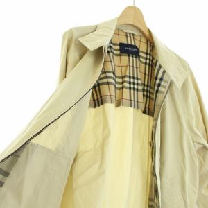 BURBERRY LONDON スイングトップ ジャケット ブルゾン 裏地ノバチェック ジップアップ ホース刺繍 L ベージュ