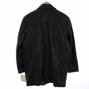 VALENTINO MODA ステンカラーコート レザーコート ロング ジップアップ イタリア製 M 茶 ブラウン