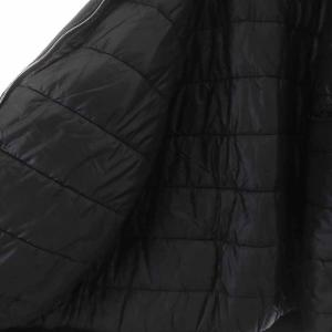 HERNO ジャケット エコダウン ハイネック ウール ジップアップ 52 黒 MC0005U