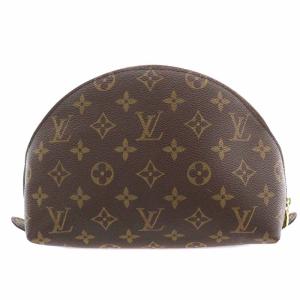 LOUIS VUITTON モノグラム トゥルース ドゥミロンド マルチポーチ 化粧ポーチ 茶 M47520
