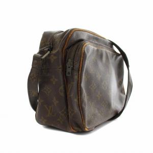 LOUIS VUITTON ミグラトゥール ナイル旧型 モノグラム ショルダーバッグ ポシェット PVC 茶色 ブラウン ベージュ M45244 GY13
