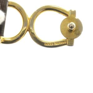 GUCCI ベルト ハトメ レザー ゴールド金具 茶 ブラウン