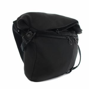 cote&ciel ショルダーバッグ メッセンジャーバッグ 斜めがけ キャンバス 黒 ブラック OF