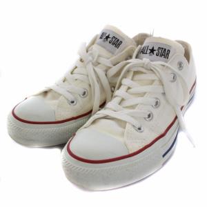 オールスター ALL STAR OX スニーカー シューズ ローカット キャンバス レザー US5 24cm 白 ホワイト