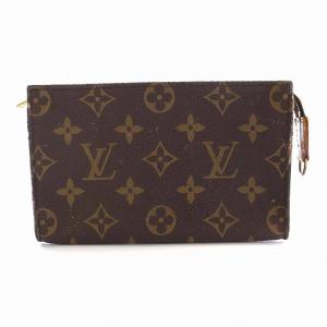 モノグラム バケットPM用ポーチ 小物入れ 茶 ブラウン M42238