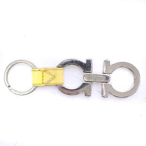 ガンチーニ  キーリング キーホルダー ロゴ シルバー