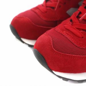 New Balance WL574SRG 24cm レッド ホワイト グレー