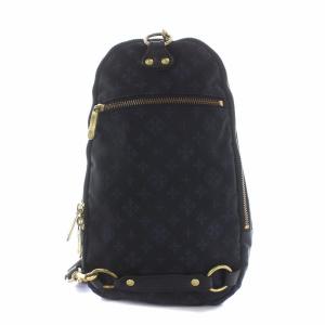 russet ボディバッグ ショルダーバッグ モノグラム ナイロン 紺 ネイビー 黒 ブラック OF