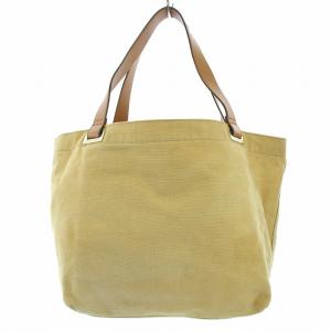 ANYA HINDMARCH ハンドバッグ トートバッグ シューズ柄 プリント リボン 刺繍 キャンバス ベージュ ピンク