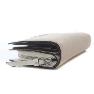 kate spade new york 二つ折り財布 コンパクトウォレット バイカラー ロゴ レザー ライトベージュ 白 ホワイト WLRU6019 SH OF