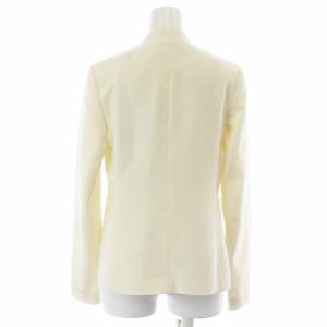 Theory 19AW SAXONY SOFT DONNA2 ノーカラージャケット ウール 36 S 白 ホワイト