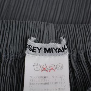 ISSEY MIYAKE ワイドパンツ プリーツ 日本製 S グレー IM82-FF905