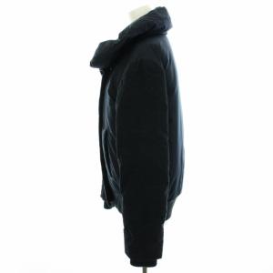 Theory ダウンジャケット 異素材切替 ボリュームカラー ジップアップ S 紺 ネイビー