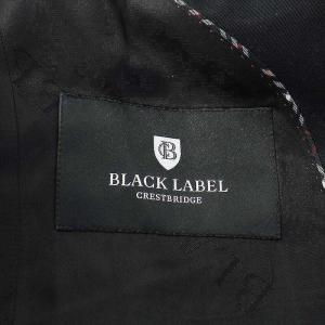 BLACK LABEL CRESTBRIDGE MIYUKIKEORI スーツ セットアップ 上下 テーラードジャケット シングル テーパードパンツ スラックス ウール 40
