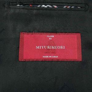 BLACK LABEL CRESTBRIDGE MIYUKIKEORI スーツ セットアップ 上下 テーラードジャケット シングル テーパードパンツ スラックス ウール 40
