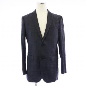 BLACK LABEL CRESTBRIDGE MIYUKIKEORI スーツ セットアップ 上下 テーラードジャケット シングル テーパードパンツ スラックス 背抜き チェック