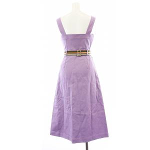 TORY BURCH 21SS BUTTON FRONT SUNDRESS キャミソールワンピース タイト ロング ベルト フロントボタン 00
