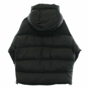 WOOLRICH 90年代 ダウンジャケット アウター フード グースダウン ロゴパッチ ヴィンテージ L 黒 ブラック