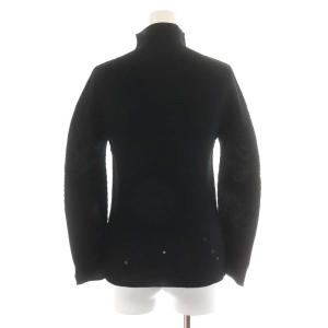 me ISSEY MIYAKE カットソー 長袖 スパンコール 黒 ブラック