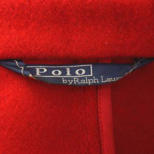 POLO RALPH LAUREN テーラードジャケット シングル ウール ワッペン L 赤 レッド