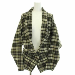 ISSEY MIYAKE 80's スーツ セットアップ ジャケット パンツ チェック柄 変形 ヴィンテージ ウール M